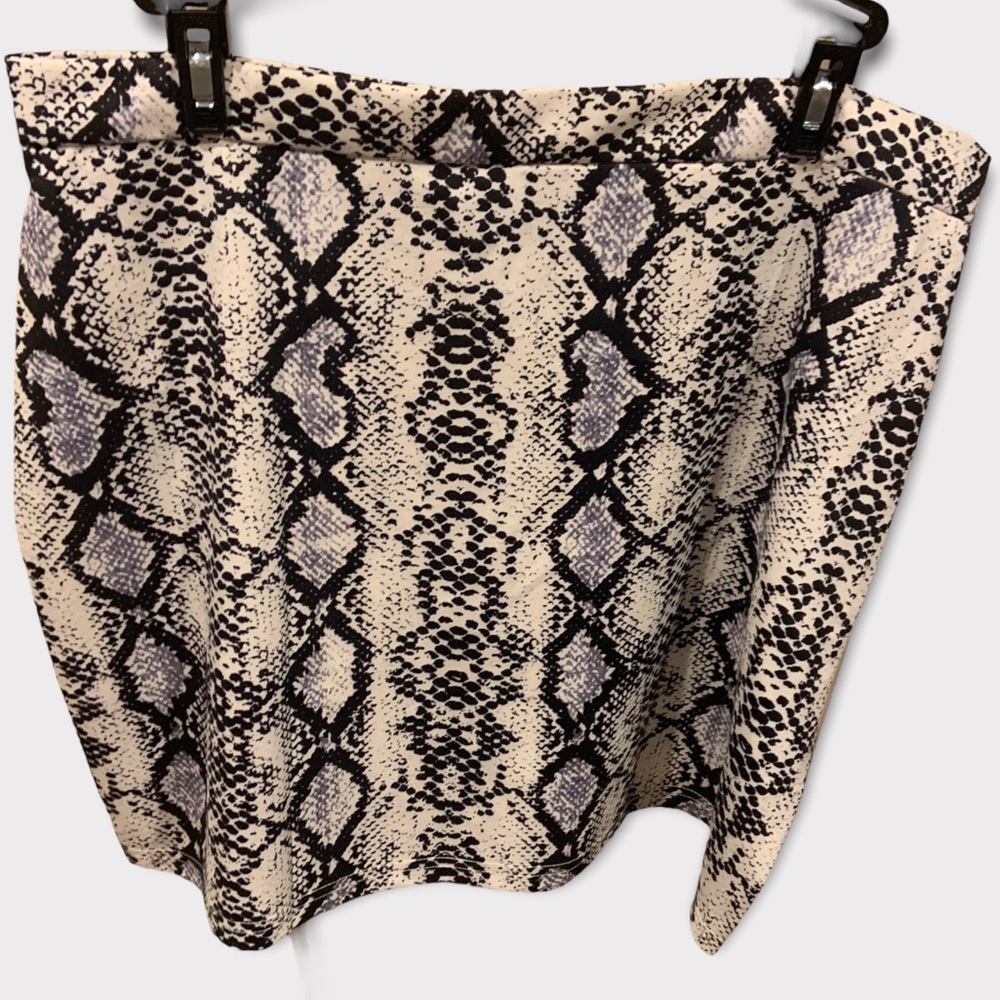 Shein snake skin print pencil skirt